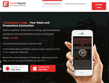 Tablet Screenshot of centersquareapp.com